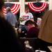 Joseph Daly of Chelsea, left, and William Gordon of Scio Township, right, get an update on the House Disstrict 52 race during the Washtenaw County Republicans gathering at the Ann Arbor Country Club on Tuesday evening.
Joseph Tobianski | AnnArbor.com